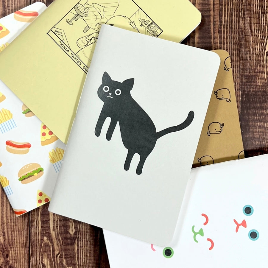 Pocket Notebook - Black Cat